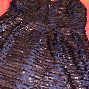 Plus size blue sequin dress. Perfect for NYE !